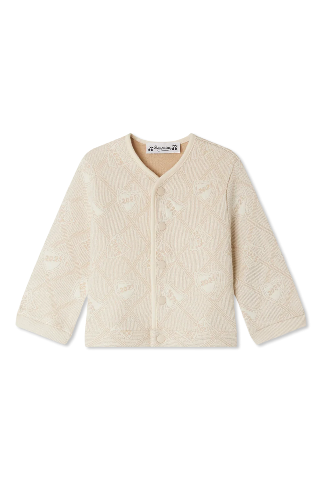 ベビー用トップス bonpoint  Bonpoint Floral Cotton Crewneck Cardigan PEBDA3703CA_102__PEBDA3703CA_1